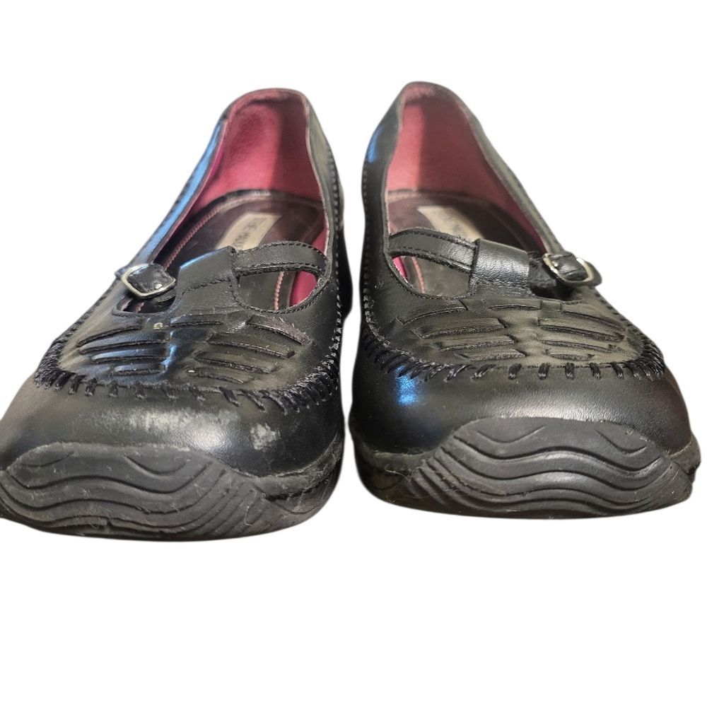 Steve Madden Ponchoo Black Mary Jane Leather Comfort Shoe, Size 8.5 - Picture 5 of 13